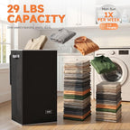 SOLEDI 100L Laundry Hamper with Lid, Large Collapsible Laundry Basket - Image 6