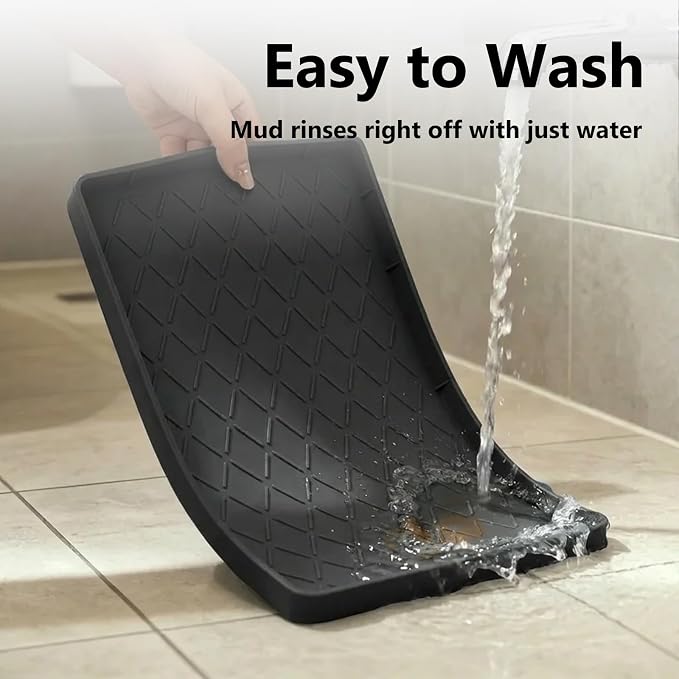 Mateeylife Under Sink Mat Kitchen Waterproof, Silicone Sink Tray 22"X19" - Image 7