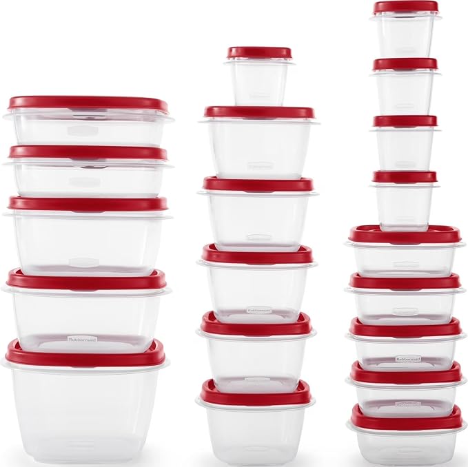 Rubbermaid 42-Piece Food Storage Containers with Lids by Unknown