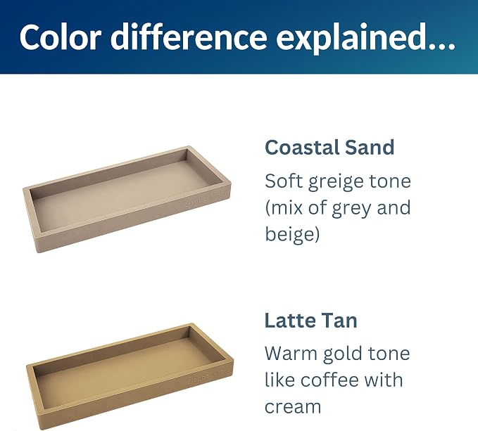 Spacewiser Countertop & Vanity Silicone Tray - Small 7.7" Kitchen Soap Tray - Image 5