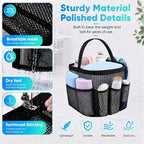 Mesh Shower Caddy Portable - 9 Pockets for College Dorm Room Essential - Image 2