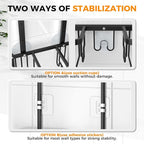 Adjustable Aluminum Shower Caddy Hanging for Handheld Showerhead, Black - Image 5