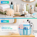 Mesh Shower Caddy Portable - 9 Pockets for College Dorm Room Essential - Image 6