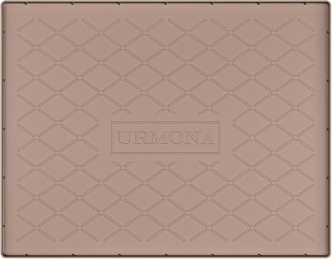 URMONA Under Sink Mat 25 x 22 in, Waterproof Silicone Cabinet Protector by URMONA