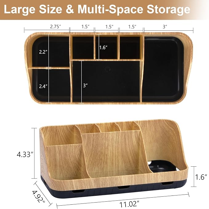 GFWARE Bathroom Organizers and Storage - Detachable 7 Slots Kids Electric Toothbrush and Toothpaste Holde Drainage for Bathroom Accessories Organization Counter Vanity Storage - Image 7