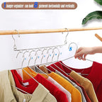 16 Pack Space Saving Hangers for Clothes Metal Hanger Organizer - Image 3