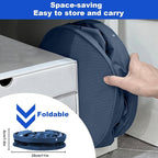 Cleaning Caddy with Handle, Cleaning Products Organiser, 17L Foldable Storage Basket, Cleaning Caddy Organiser, Portable Multi Cleaning Bucket Bag for Home, Garden (Dark Blue) - Image 6