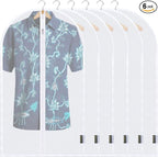 BALEINE 6PK Garment Bags for Hanging Clothes, 40" Suit Bag for Closet by BALEINE