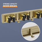 reliahom Broom Holder Wall Mount Mop Hanger Tools organizer 5Racks 4Hooks - Image 2