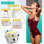 LOYEE Mesh Shower Caddy Portable for College Dorm Room Essentials with 8 Pockets, Shower Bag for Beach, Swimming, Gym, Travel, Bathroom(All white) - Image 4