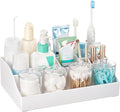 Vtopmart 5 PCS Bathroom Countertop Organizer Sets, White by Vtopmart
