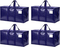 Songrey Extra Large Heavy Duty Moving Bags, 4 Pack, Dark Blue by Unknown