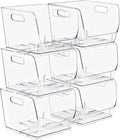 Sorbus Clear Pantry Organizer with Stackable Storage Bins, Open Front by Sorbus