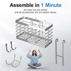 2026 Upgraded 3-in-1 Universal Hair Tool Organizer, L Size, Sliver - Image 5