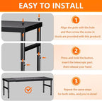 2 Pack Expandable adjustable stackable kitchen cabinet organizer,spice rack - Image 3