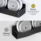 Mystozer Magnetic Spice Rack for Refrigerator, Kitchen Organizer and Storage Shelf, Black (4 Pack)… - Image 8