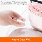 Vieshful 3 Pack Clear Storage Bags for Clothes Blanket Comforter & Bedding - Image 7