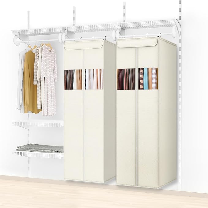 Zilink Clear Garment Bags for Hanging Clothes Garment Storage Bags 54 in - Image 7