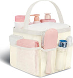 Mesh Shower Caddy Portable - 9 Pockets for College Dorm Room Essential by Attmu