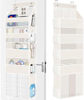 WISELIFE 5-Tier Over the Door Organizer for Nursery Hanging, Beige by WiseLife