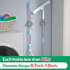 reliahom Broom Holder Wall Mount Mop Grippers organizer wall hanging, 3Pack - Image 5