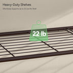 Nunsino Shoe Rack for Closet, Metal Shoe Organizer, 8 Tier Garage Shoe Rack Max Holds 40 Pairs,Shoe Storage Shelf,Entryway, Bronze - Image 7