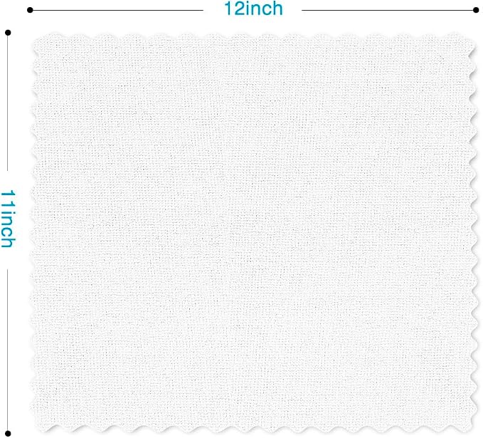 Orighty Microfiber Cleaning Cloth 5 Pack, White Cleaning Rags 12x11 inch - Image 4