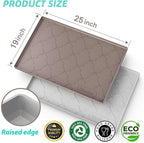 SIKADEER Waterproof Under Sink Mat Silicone 25"x19", Kitchen Cabinet Liner - Image 3
