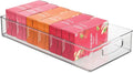 iDesign Stackable Clear Plastic Extra Long Pantry Organizers by iDesign