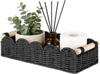 Toilet Paper Storage Basket for Toilet Tank, Bathroom Organizer by KALLAX