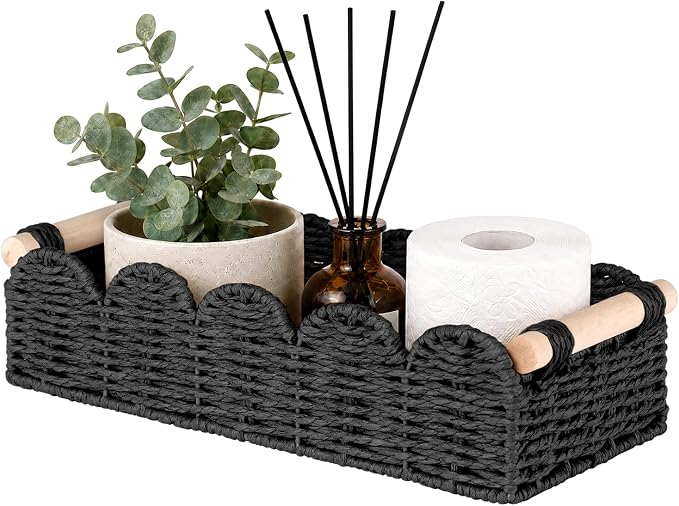 Toilet Paper Storage Basket for Toilet Tank, Bathroom Organizer by KALLAX