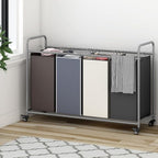 LINZINAR 4 Bags Laundry Hamper, Assorted Laundry Basket 180L Laundry Sorter - Image 4