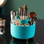 fanado 360° Rotate Makeup Brush Holder Organizer, Makeup Organizers Countertop, Makeup organization and Skincare Storage with Gift Box Packing for Vanity, Desktop, Bathroom (Blue) - Image 3