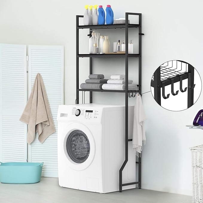 Over The Toilet Storage 3 Tier Over Toilet Bathroom Organizer - Image 5