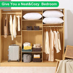 6 Pack Plastic Storage Baskets with Lid,Brown Stackable Bins - Image 5