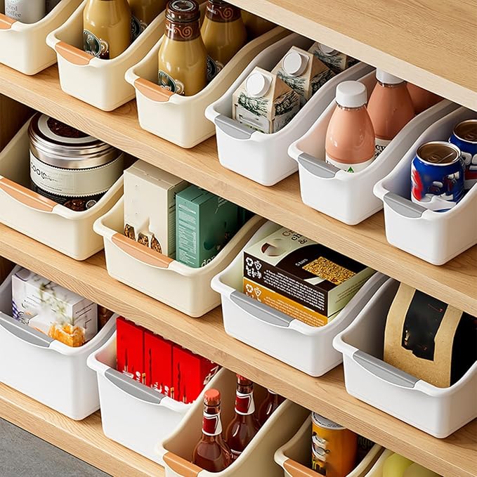 2 Pack Tall Under Sink Organizer with Wheels, Roll Out Plastic Organizer Bins with Handle for Kitchen, Bathroom and Pantry, Multi-purpose Freezer Organization, Kitchen Organizers and Storage - Image 6
