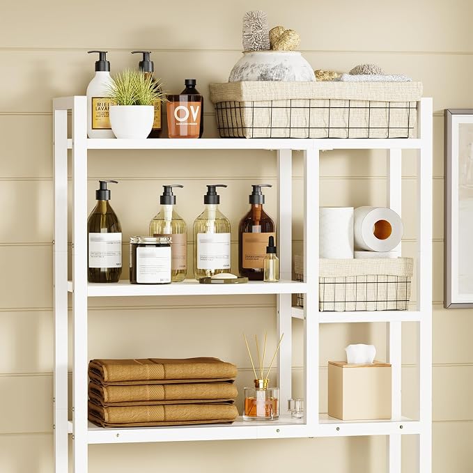 Asgolion Over-The-Toilet Storage Rack, 3-Tier Bathroom Shelves Over Toilet - Image 5