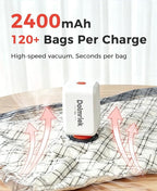 18-Pack Vacuum Seal Bags for Clothing Travel with Cordless Pump - Image 4