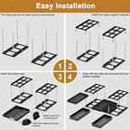 NIUXX Expandable Under Sink Organizer: 2 Tier Under Cabinet Organizer - Double Pull Out Shelf Under Sink Storage for Kitchen - Bathroom and Laundry Room - Space Saving - Image 8