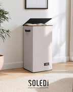 SOLEDI Slim Laundry Basket with Lid, Narrow Laundry Hamper for Small Space - Image 9