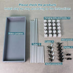 broom and mop holder put wet mops movable Commercial mop rack cleaning tool cart storage for garden garage organizer mop drain rack - Image 6