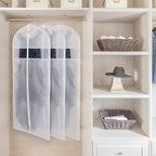 Zilink Long Dress Garment Bags for Storage Clear Coat Cover Bag 60 in,2Pack - Image 6
