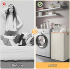 BALEINE 100L Laundry Hamper with Lid, Large Laundry Basket Bin - Image 7