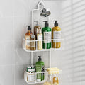 Epicano Shower Caddy Hanging Over Head, White,Stainless Steel by Epicano