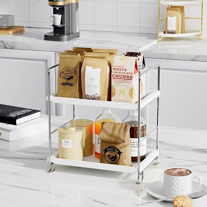 FSyueyun 2-Tier Bathroom Countertop Organizer, Makeup Organizer for Vanity - Image 6