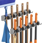 Lifewit Mop and Broom Holder Organizer Wall Hanging Mount, Gray, 2 Pack by Lifewit
