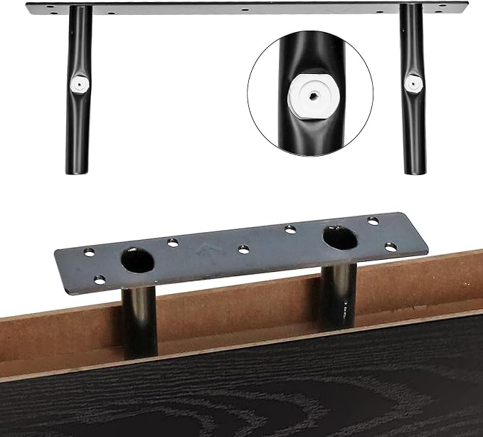 QEEIG Bathroom Shelves Over Toilet - Wall Mounted Floating Shelves Toilet Paper Storage Small Farmhouse Decor Shelf 16 inch Set of 3, Black (019-B3) - Image 8