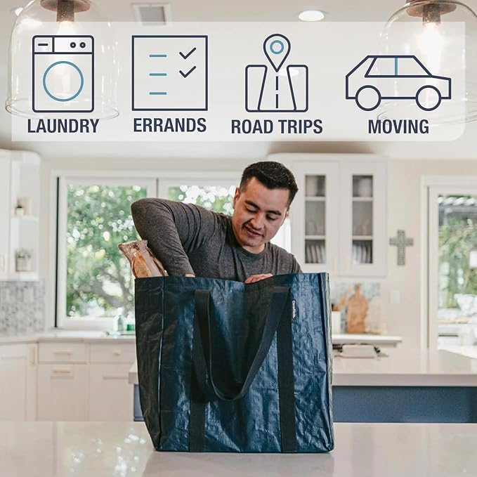 CleverMade Storage Tote - 42L - Transparent (2PK) - Image 5