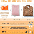 50 Pack Clear Zipper Swimsuit Storage Bags, 9x11 Inch Bathing Suit Bags - Image 2