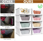 SNSLXH 5 Pack Closet Organizer Basket, Closet Organizers and Storage, Green - Image 3